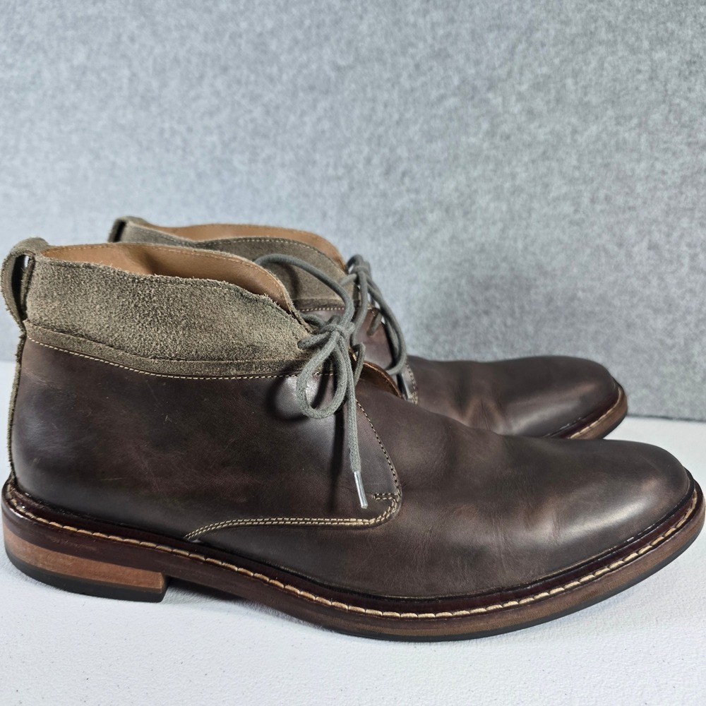 Cole Haan Mens Brown Leather Suede Chukka Boots C20293 Size 11 M